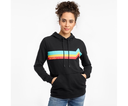 Tenis Saucony Rested Hoodie Mujer Tops Ropa Negras México MX-670-NA